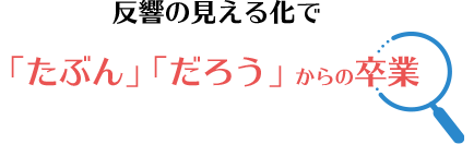 反響の見える化で「たぶん」「だろう」からの卒業