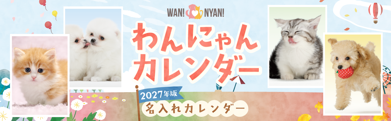 わんにゃんカレンダー2027